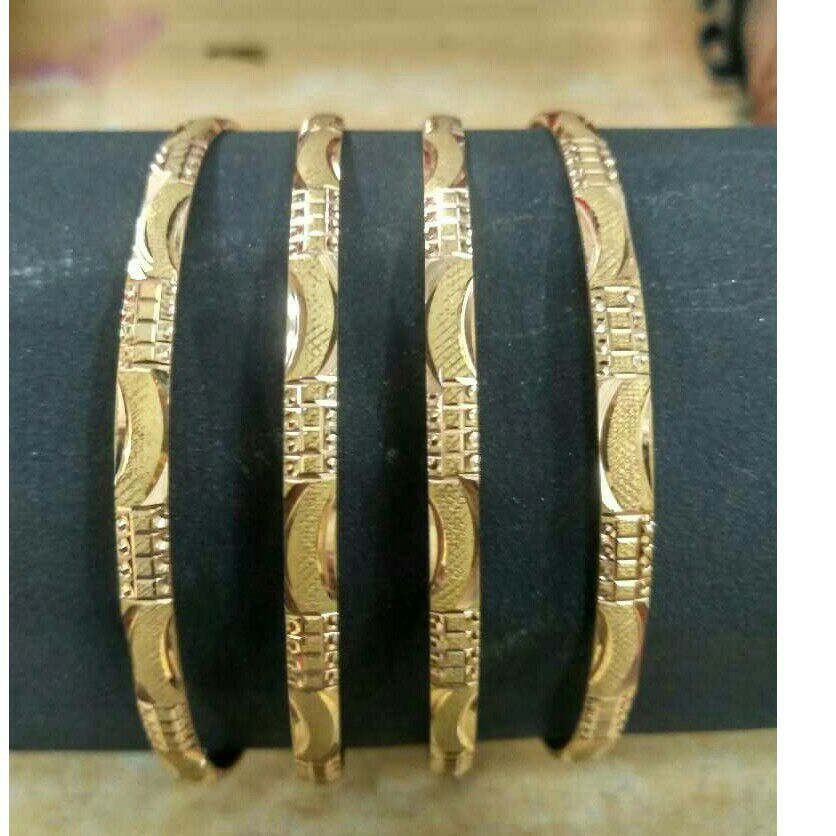 22K/916 Gold CNC Fancy Ladies Bangle