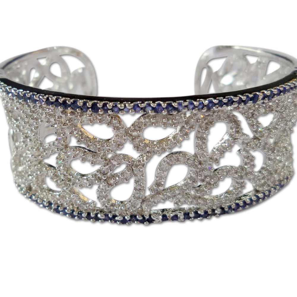 925 SILVER BRACELET - OPEN KADA STYLE