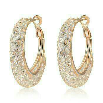 Gold Diamonds Earrings