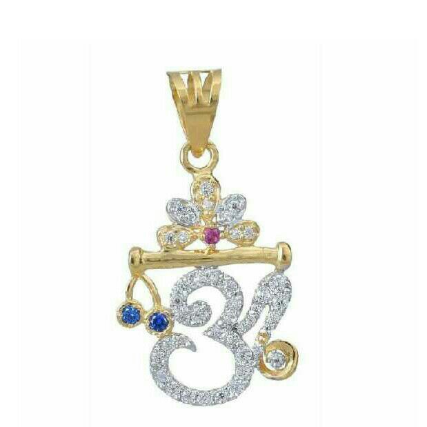 916 Gold Diamond Pendats Godes