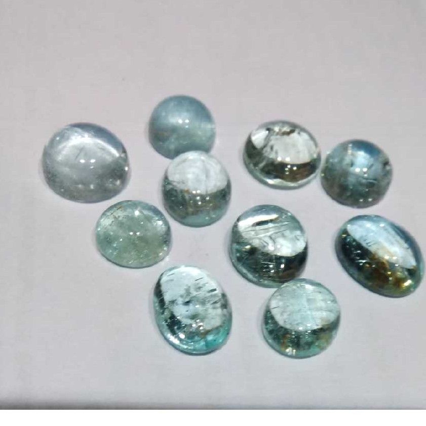 100ct oval sky-blue aquamarine