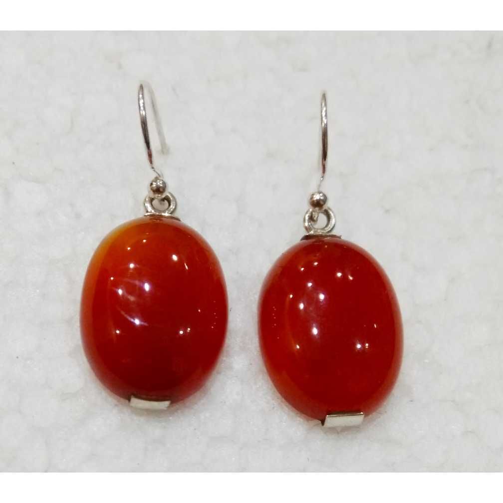 Silver Gemstones Earring