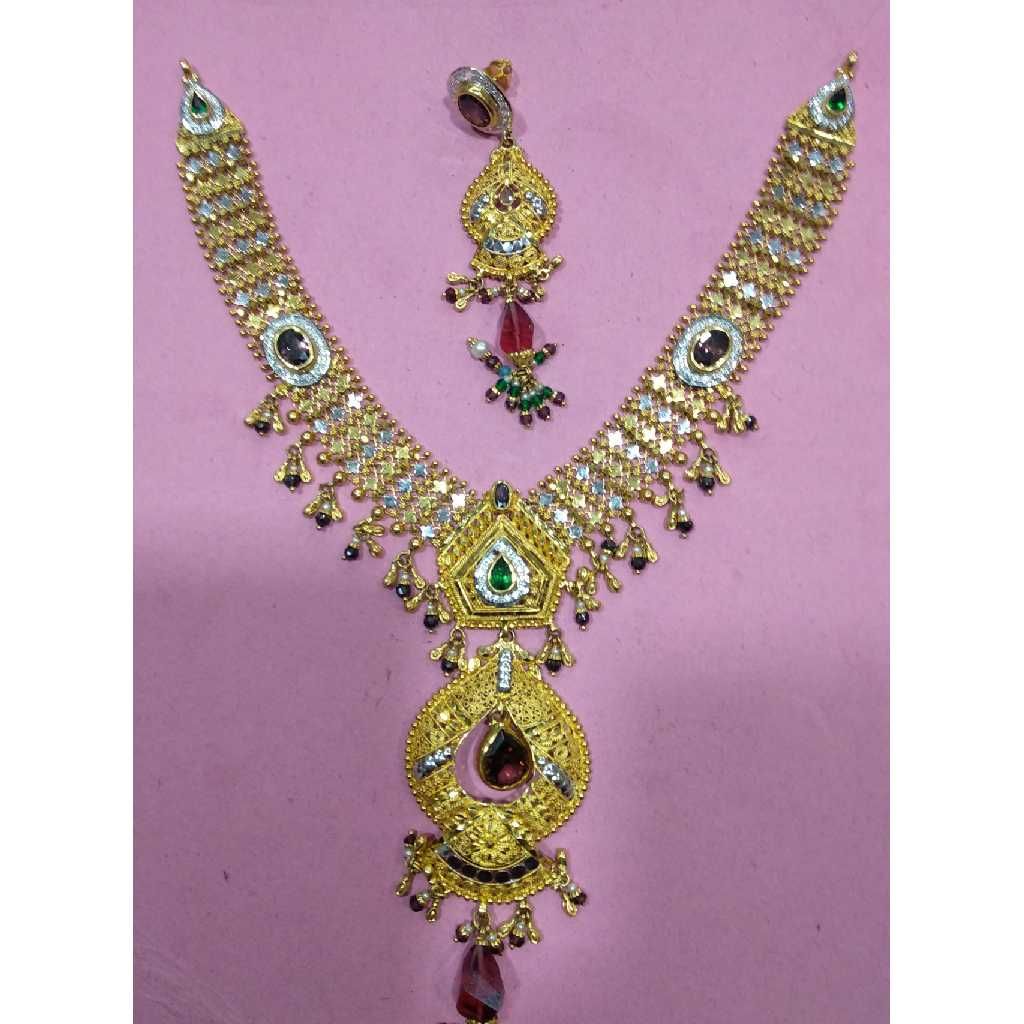 22KT Gold Fancy Necklace Set