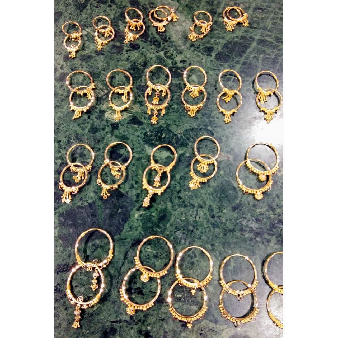 916 Gold Designer Bali For Ladies