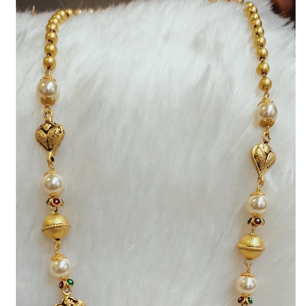 22 KT GOLD MERCURY ANTIQUE MALA - Image 3