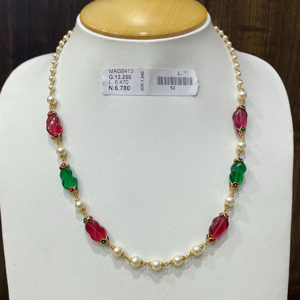 22 KT FANCY MOTI MALA