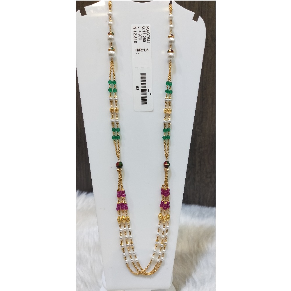 22 kt mix moti mala