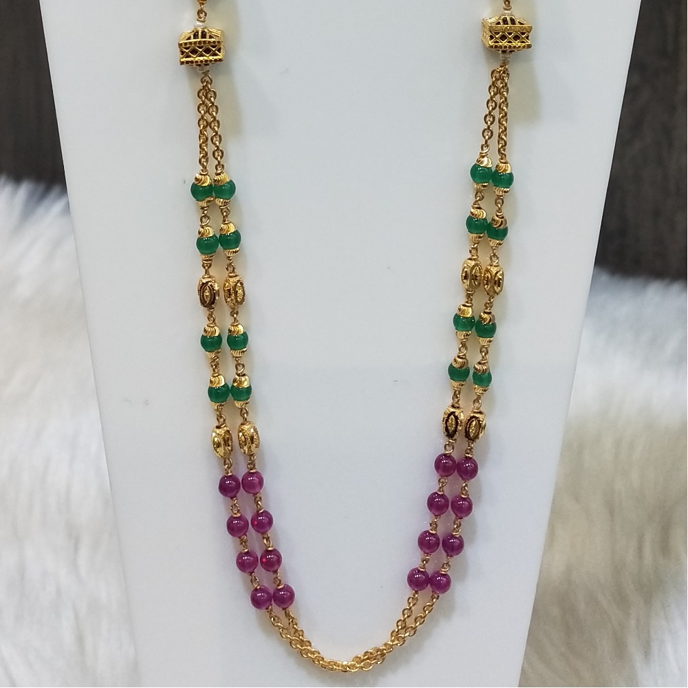 22 KT FANCY MOTI MALA - Image 2