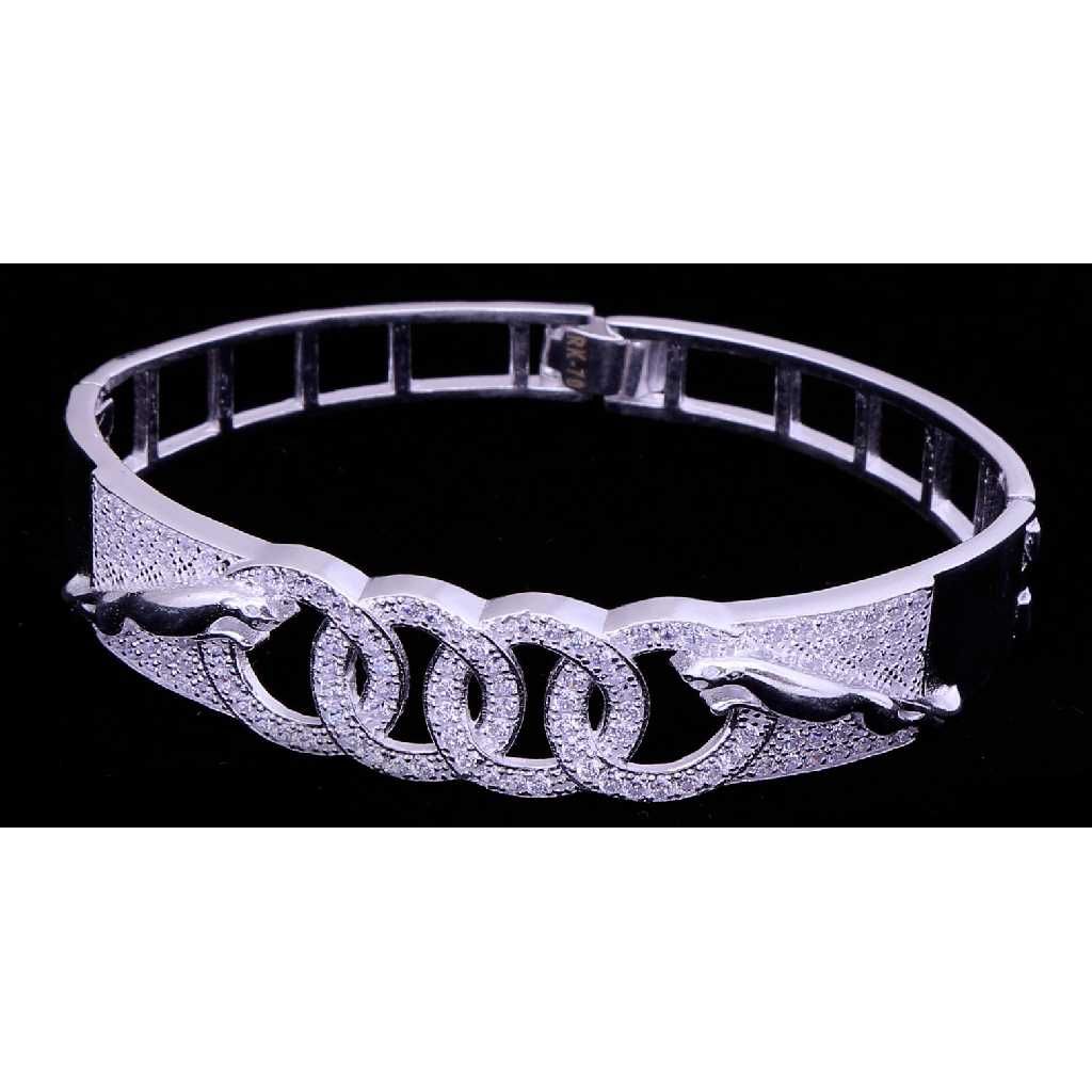 Silver Fancy Design Bracelet