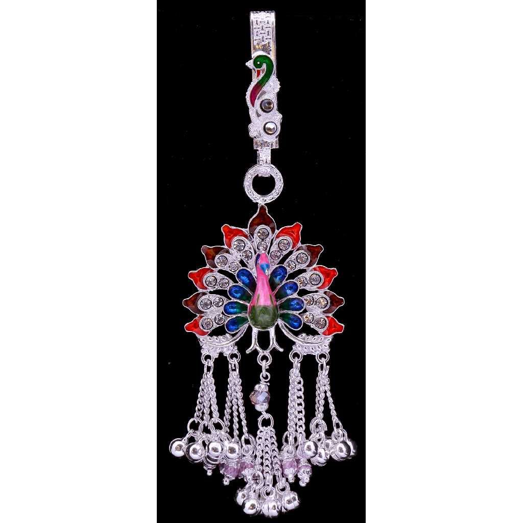 Silver Fancy Peacock Design Juda