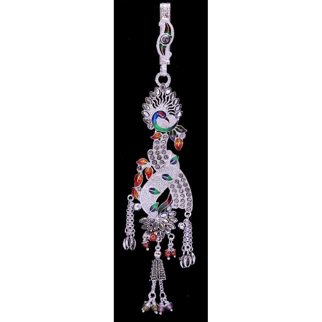 Fancy Silver Juda Peacock Design