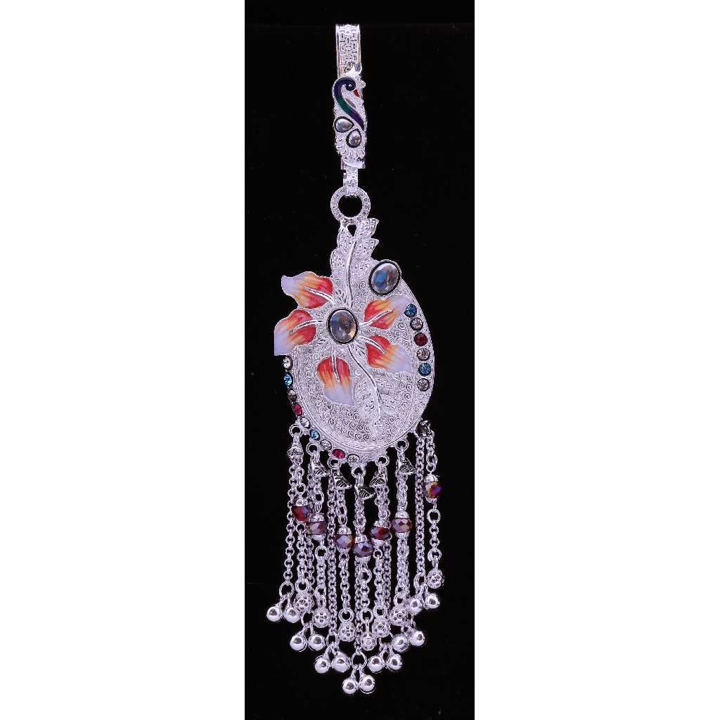Flower Shape 925 Silver Antique Juda