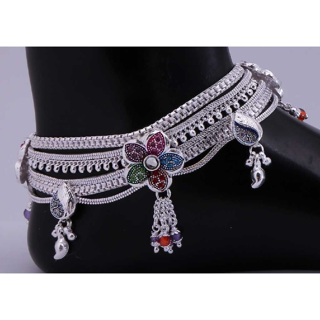 Attractive Silver Anklet For Women - Image 2