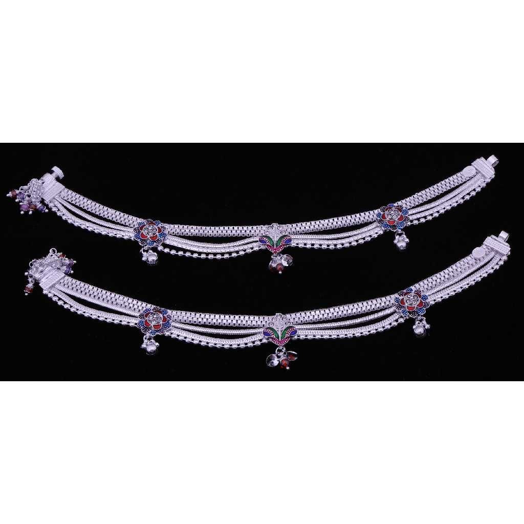 Modern Silver Ladies Payal
