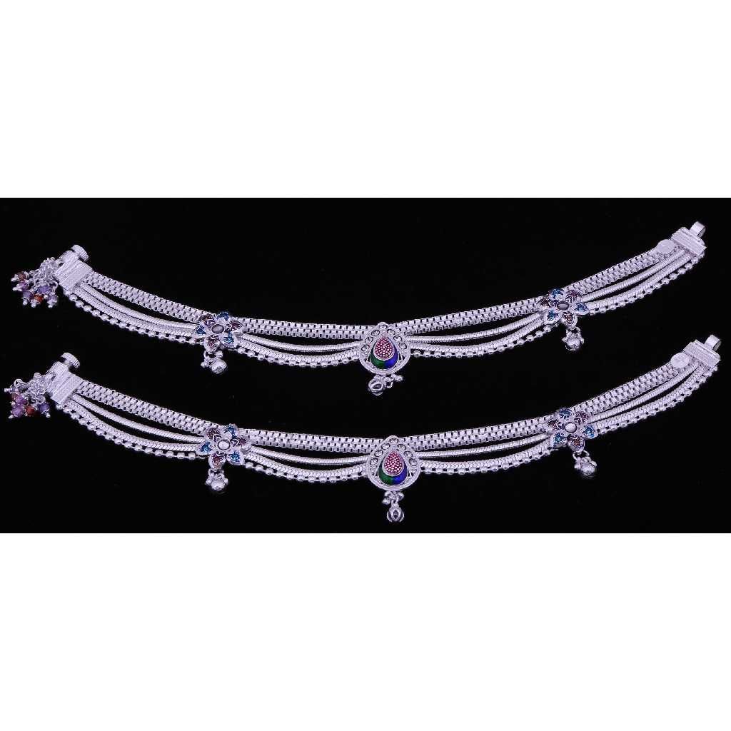 Authentic Fancy Silver ladies Payal