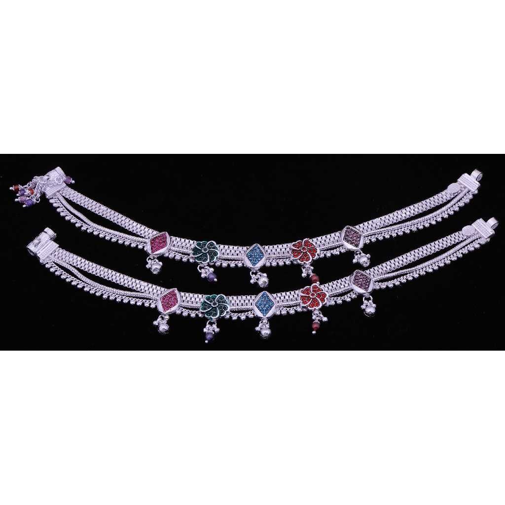 Elegant Silver Ladies Payal