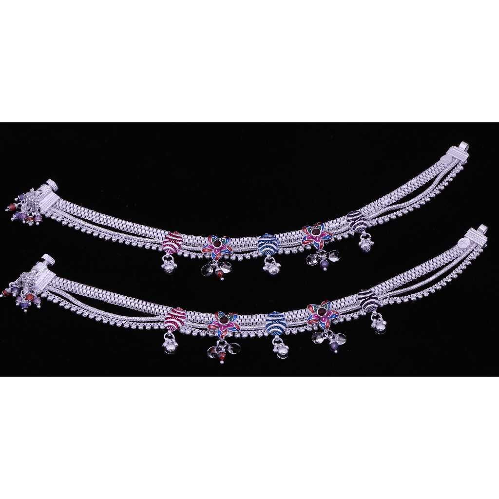 Exclusive Design Of Silver Anklet