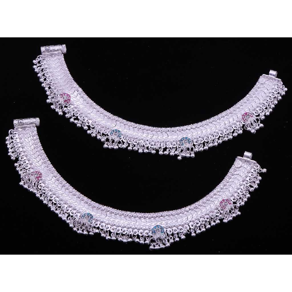 Heavy Chunky  Silver bridal Payal
