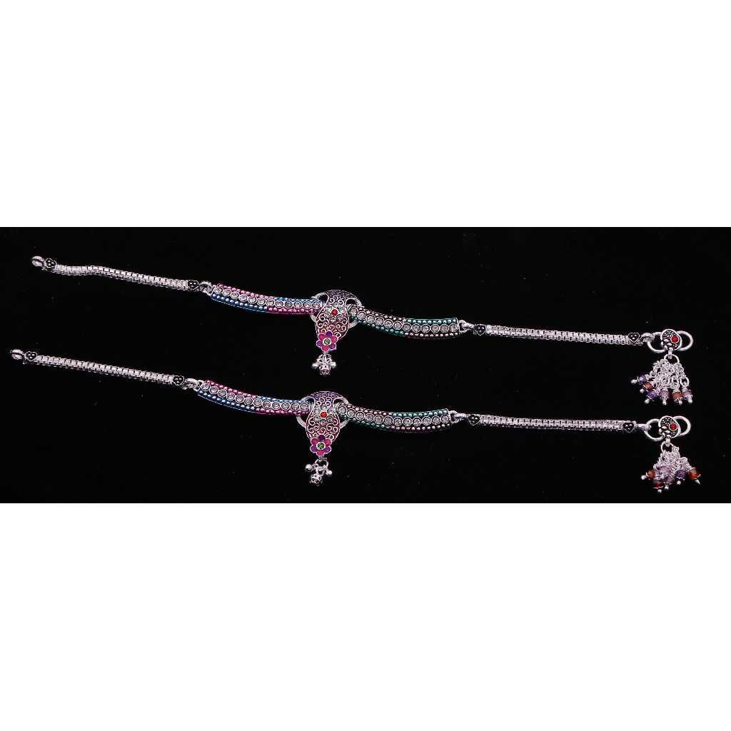 Modern Unique Style Silver Payal