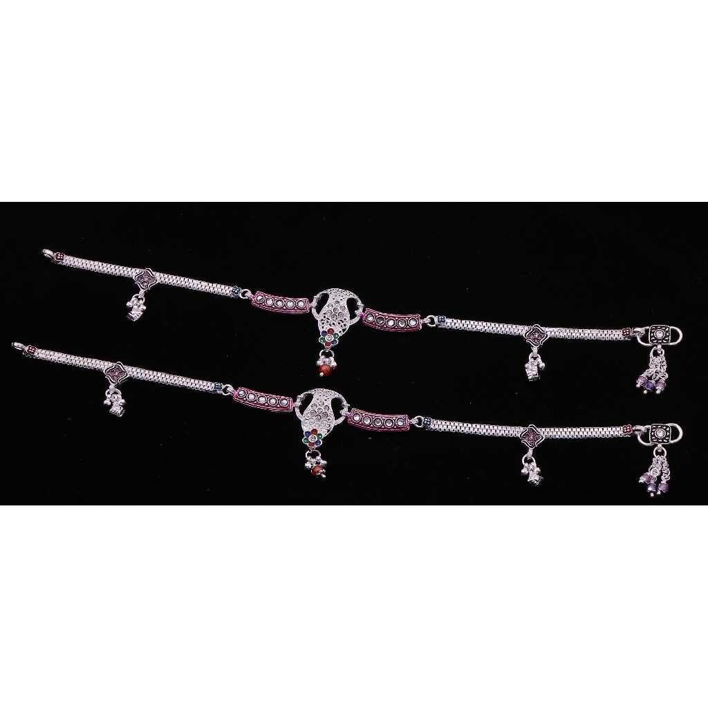 Delicate Silver Trendy Anklet For Ladies