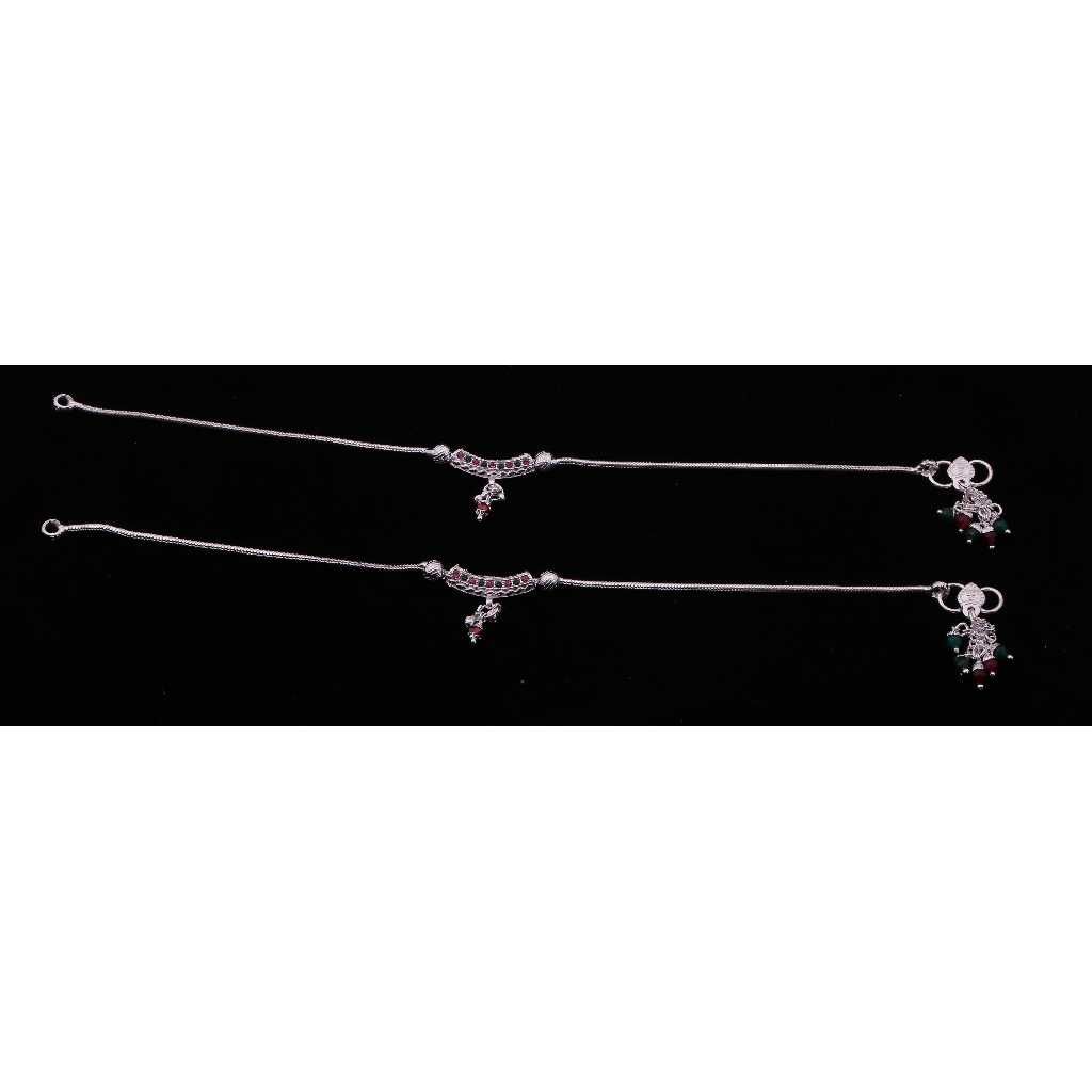 Beautiful Silver  Design Anklet