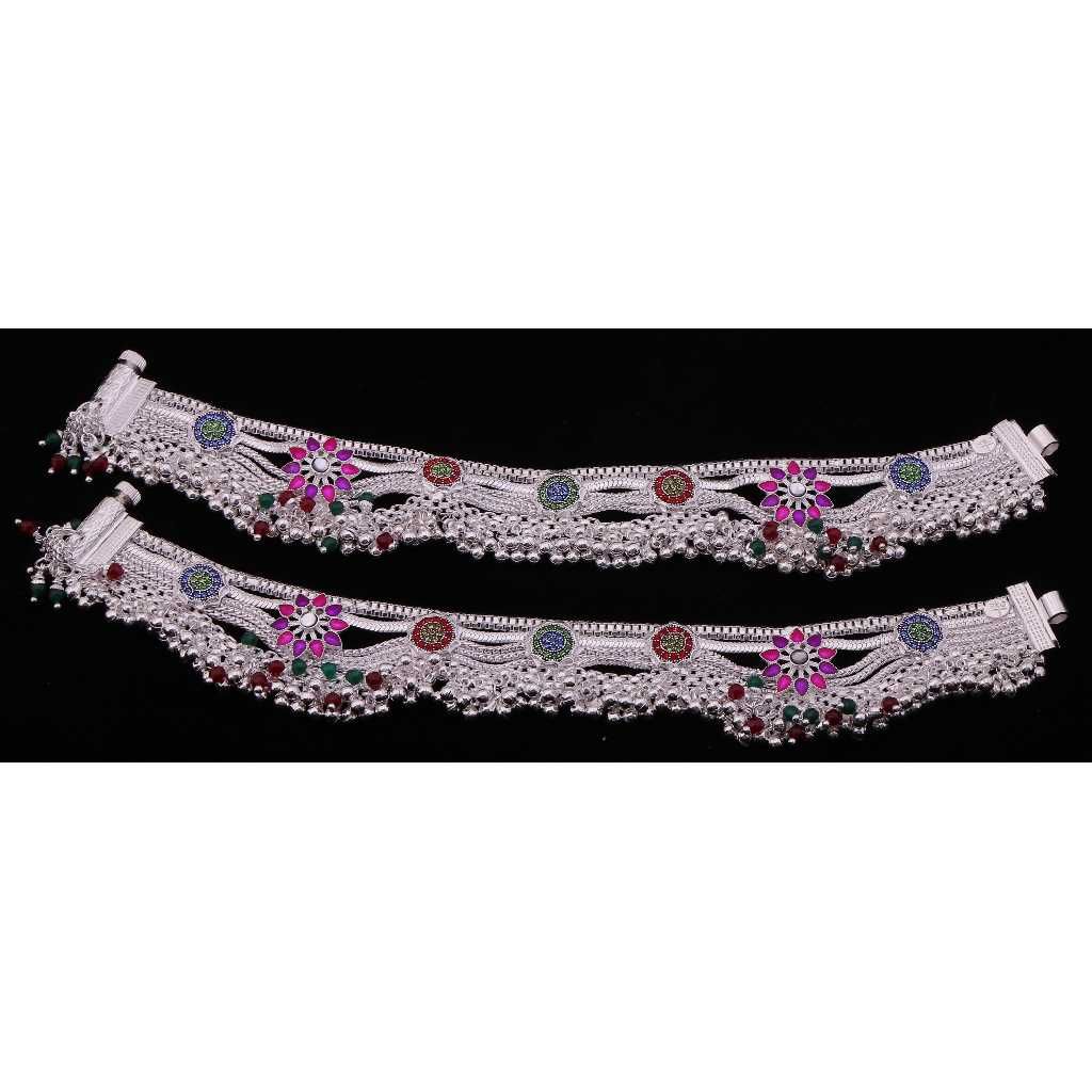 Flower Shape Multi Ghungroo Anklet