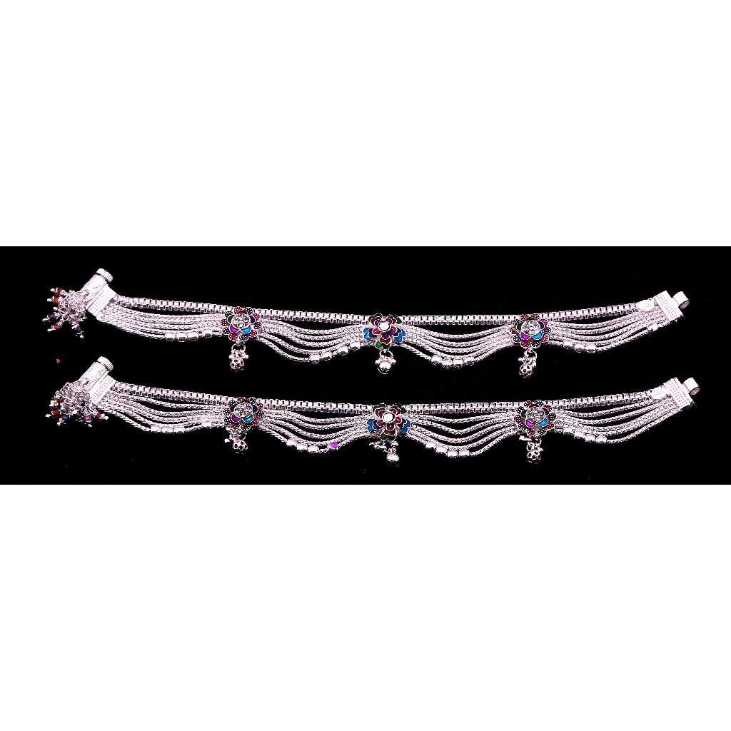 Indian Bridal Silver Anklet