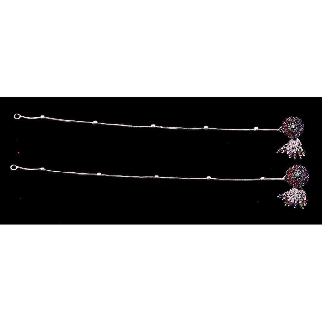 Antique Design Silver Fancy Payal