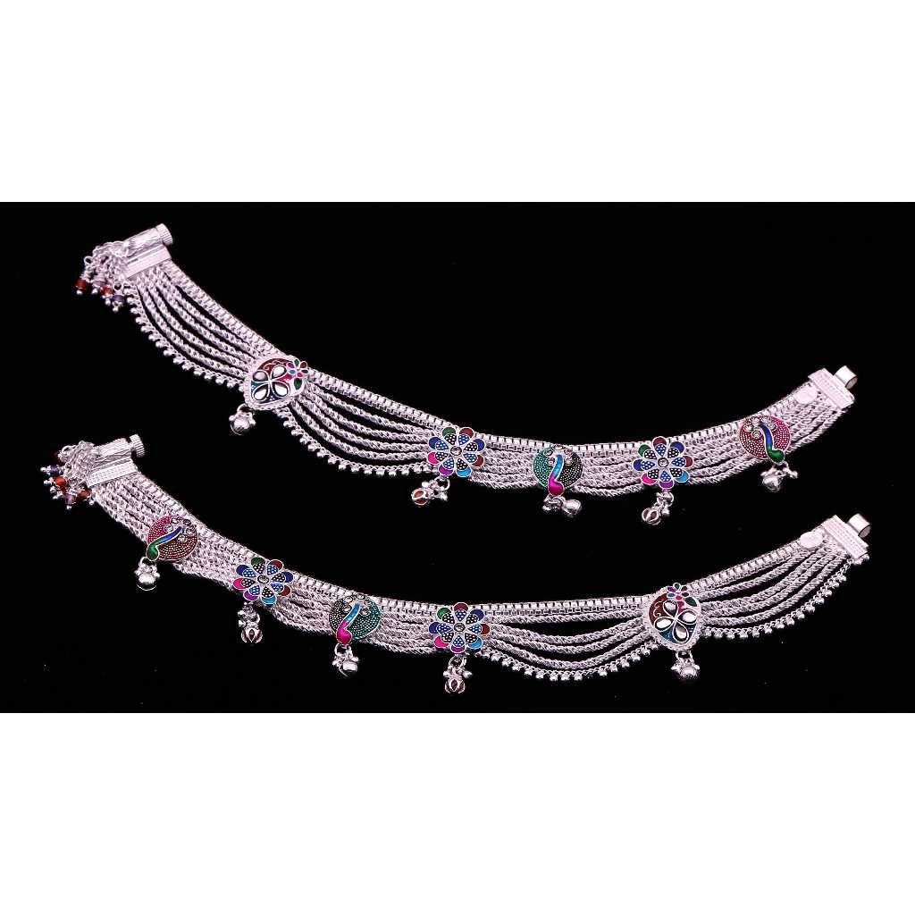 Attractive Design Silver Payal