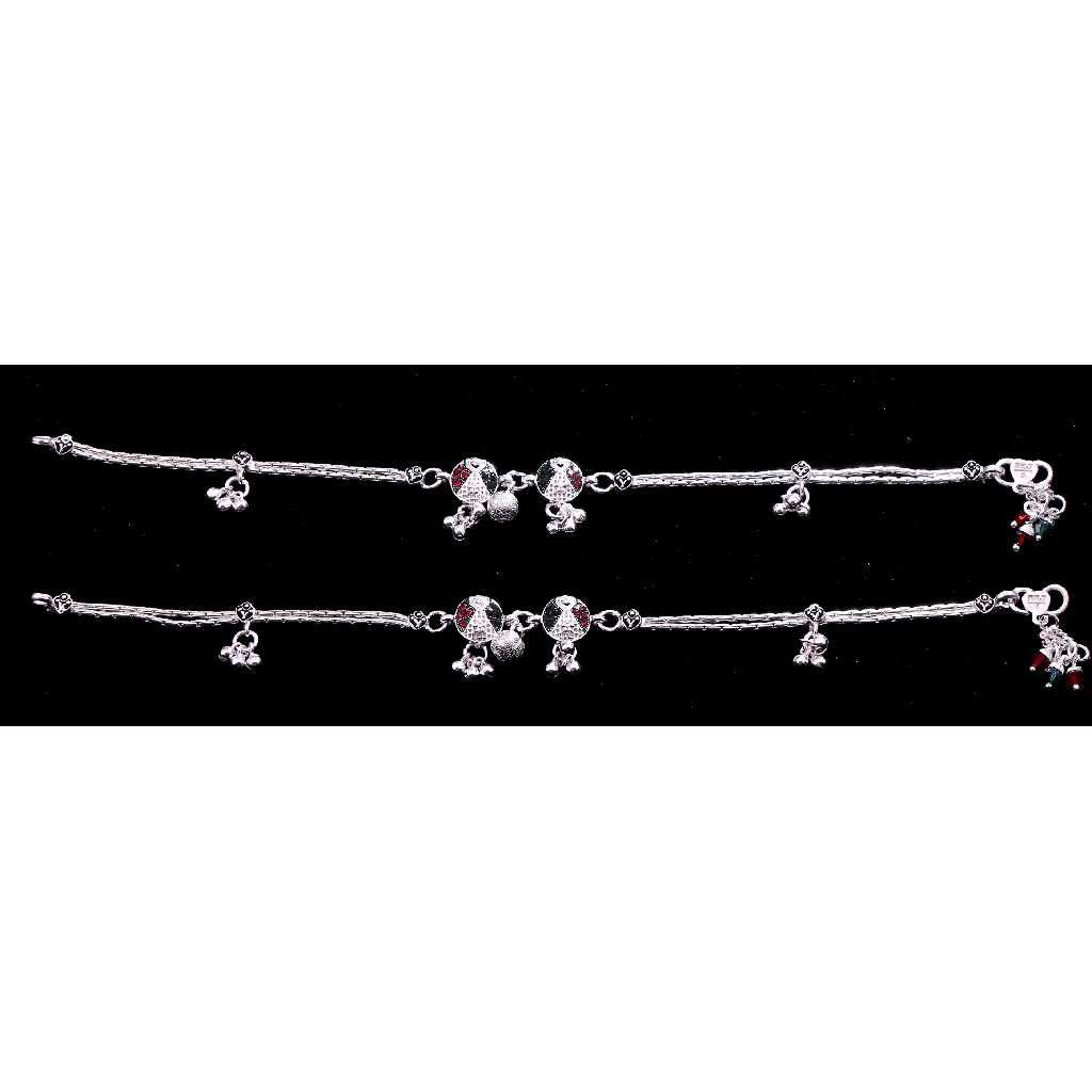 Precious Silver Anklets