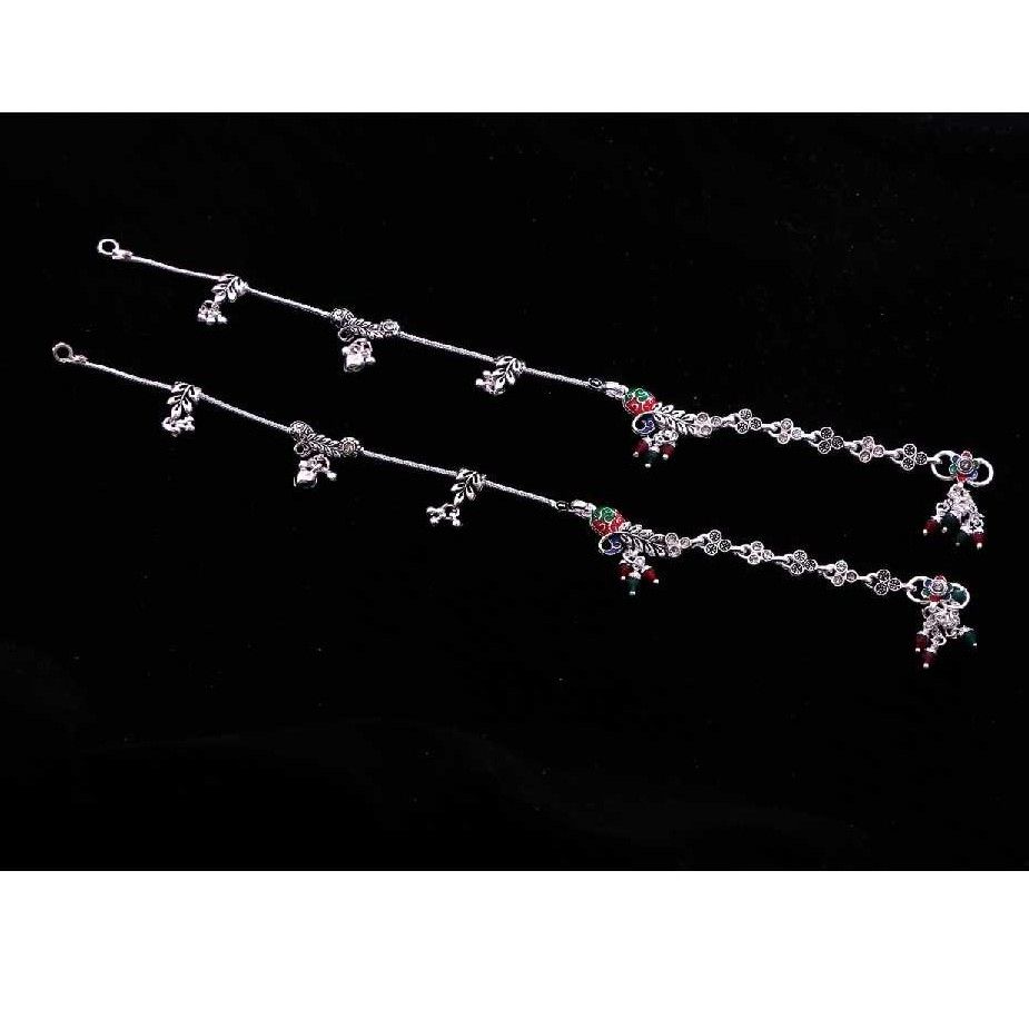 Antique  Silver Anklet For Women