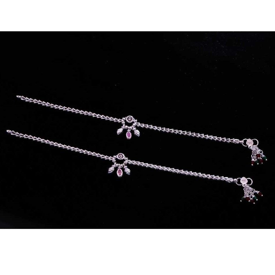 Fancy Silver Payal