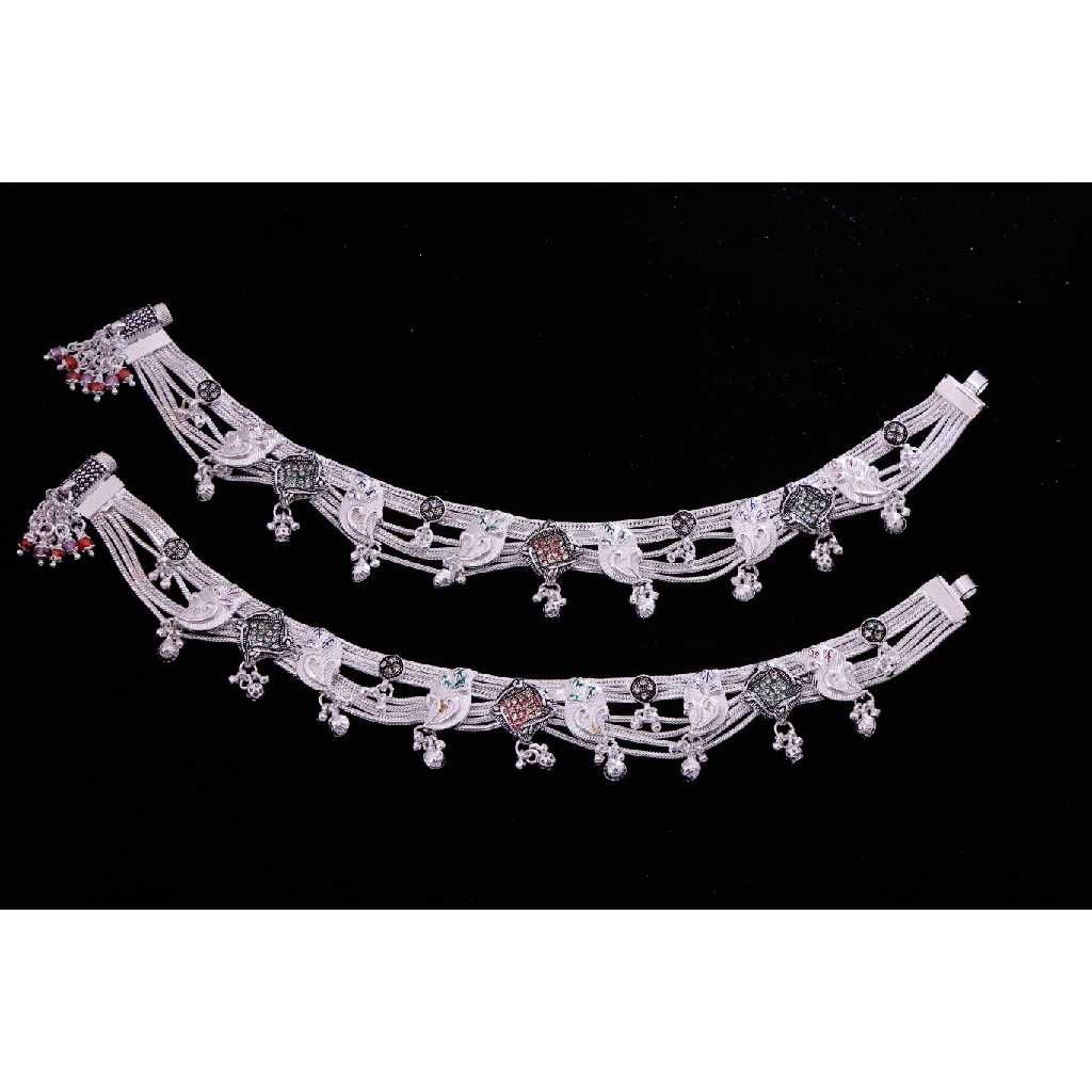Silver Fancy Designer Payal