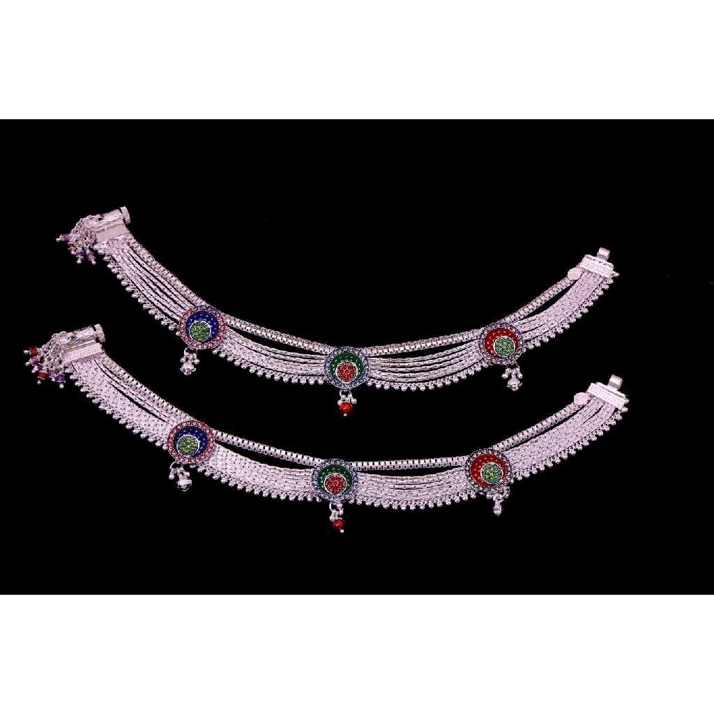 Silver Designer Anklets For women