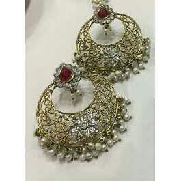 Fancy Silver Ladies Earrings
