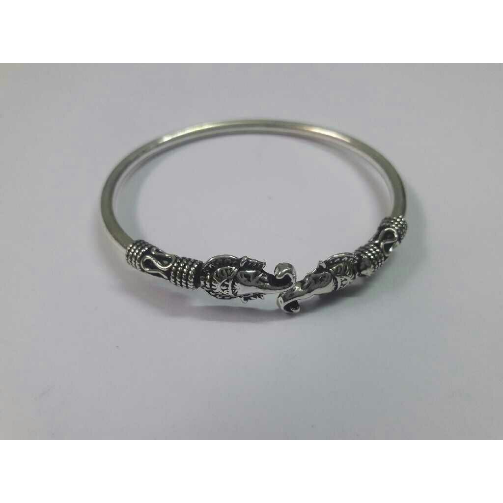 Albeli Silver Elephant Casting Kada