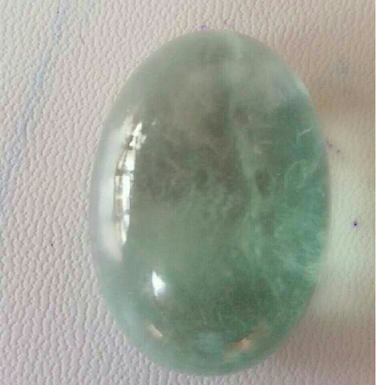 95ct oval green fluorite