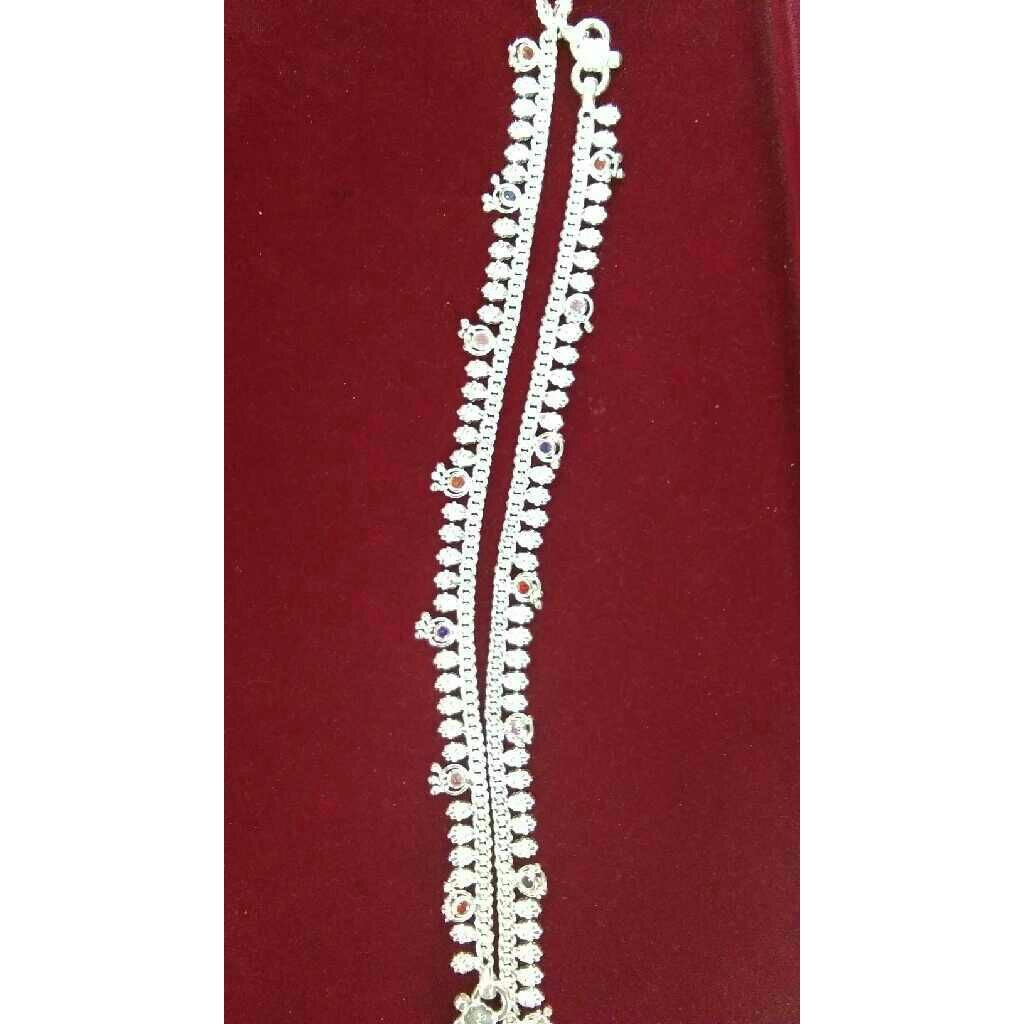 925 Plain Silver Payal