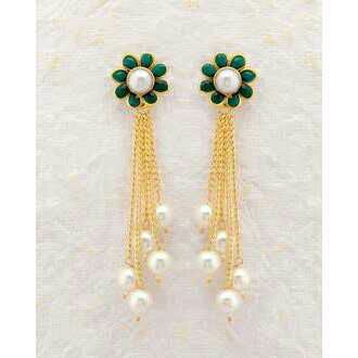 916 Gold Fancy Earrings