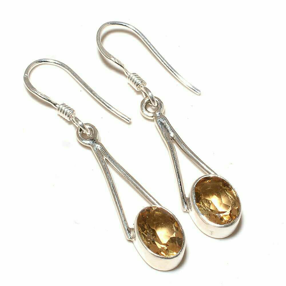 Sterling Diamond Silver Earring