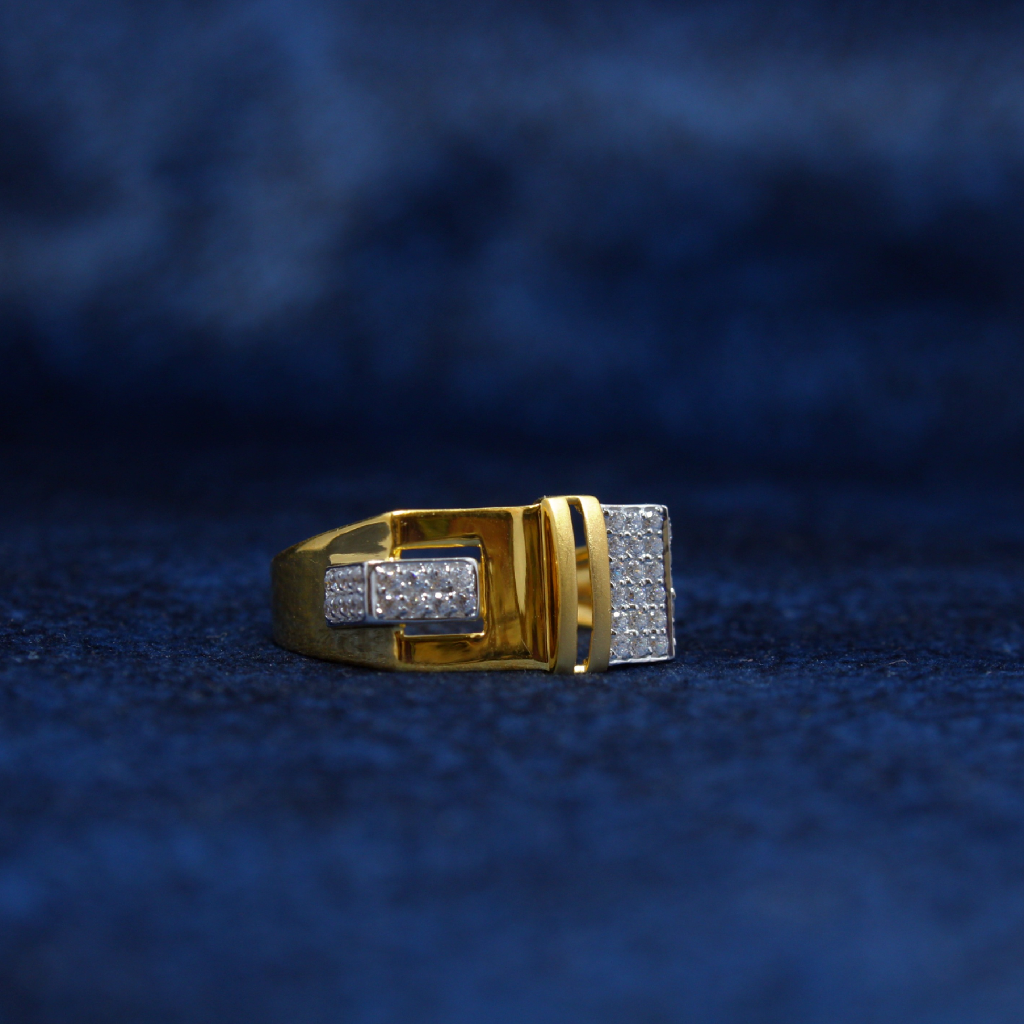 22KT Hallmarked Designer Ring For Men