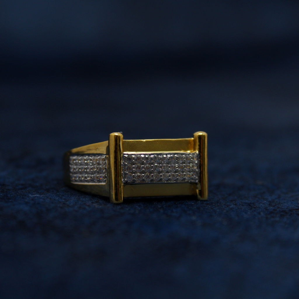 22KT Hallmarked Trendy Ring For Men
