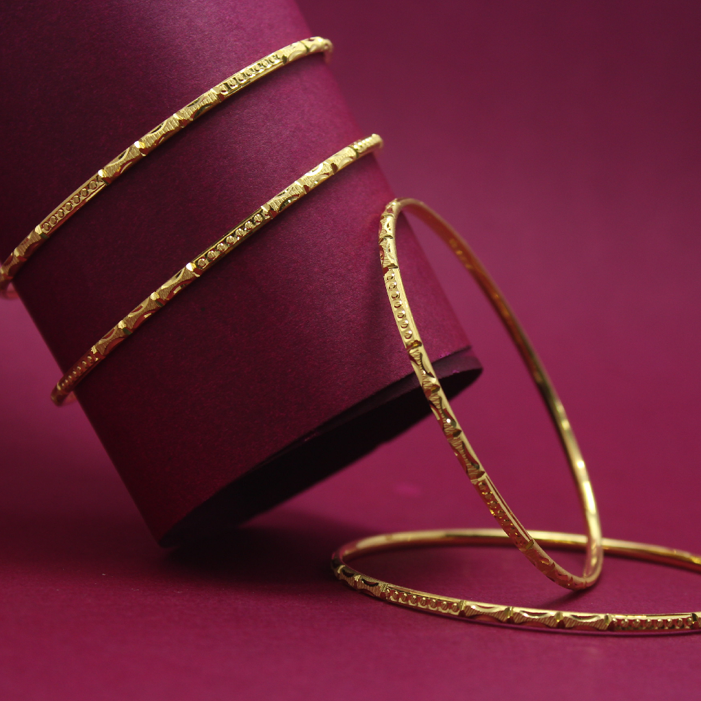916 Hallmarked Lightweight Bangles
