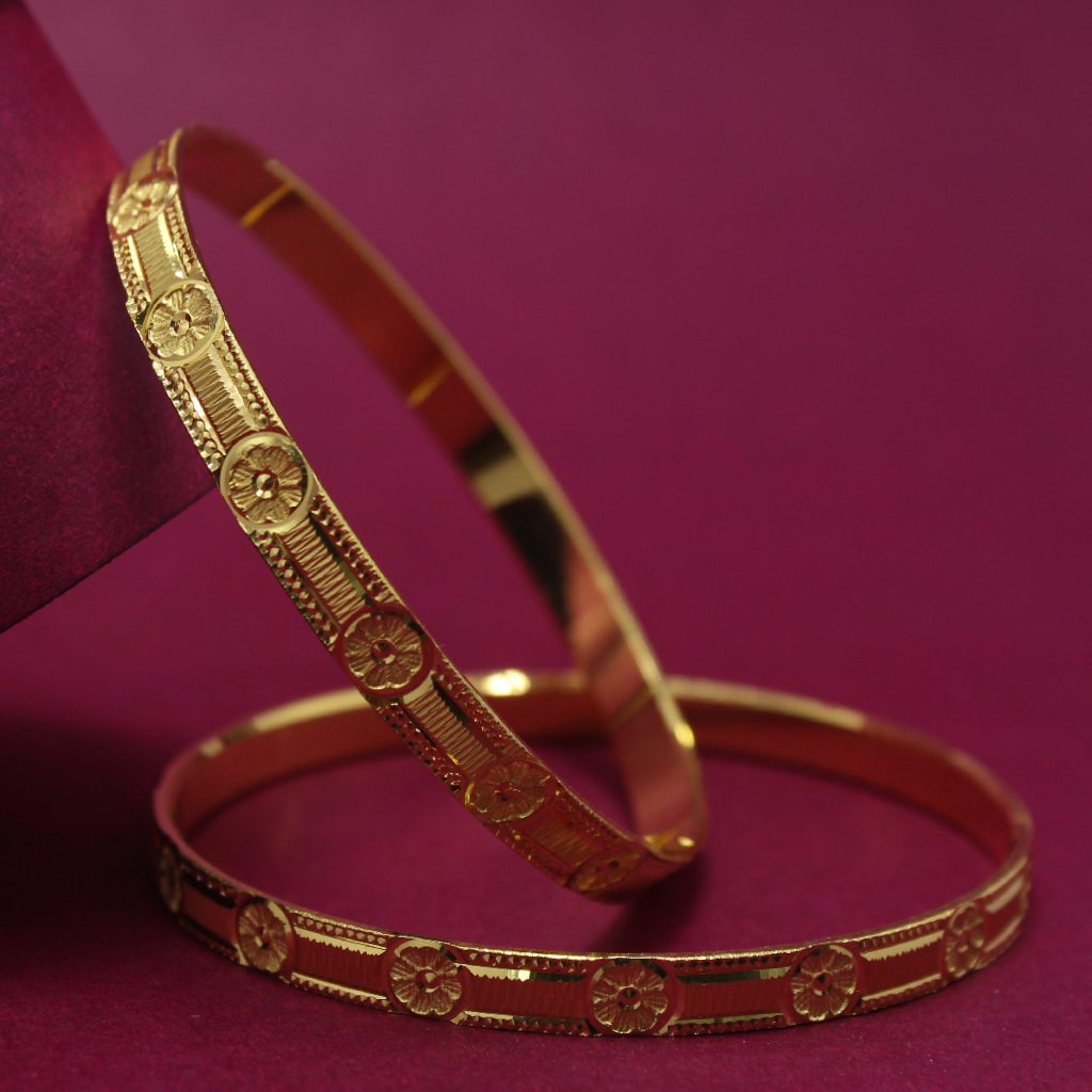 916 Hallmarked Classy Bangles