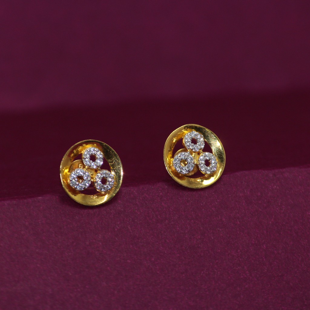 22KT Hallmarked Beautiful Earring