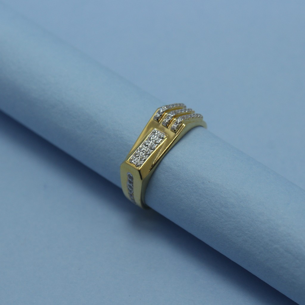 22KT Hallmarked Trendy Men's Ring