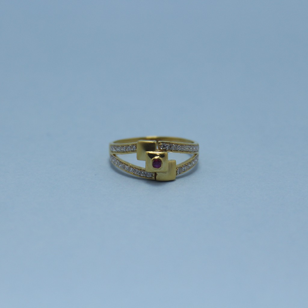22KT Hallmarked Fancy Ladies Ring - Image 4