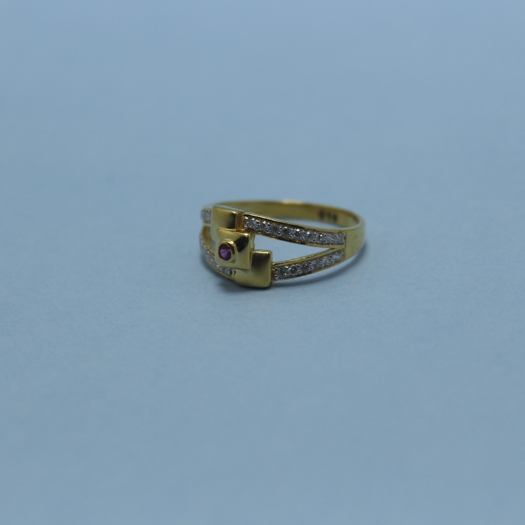22KT Hallmarked Fancy Ladies Ring - Image 3