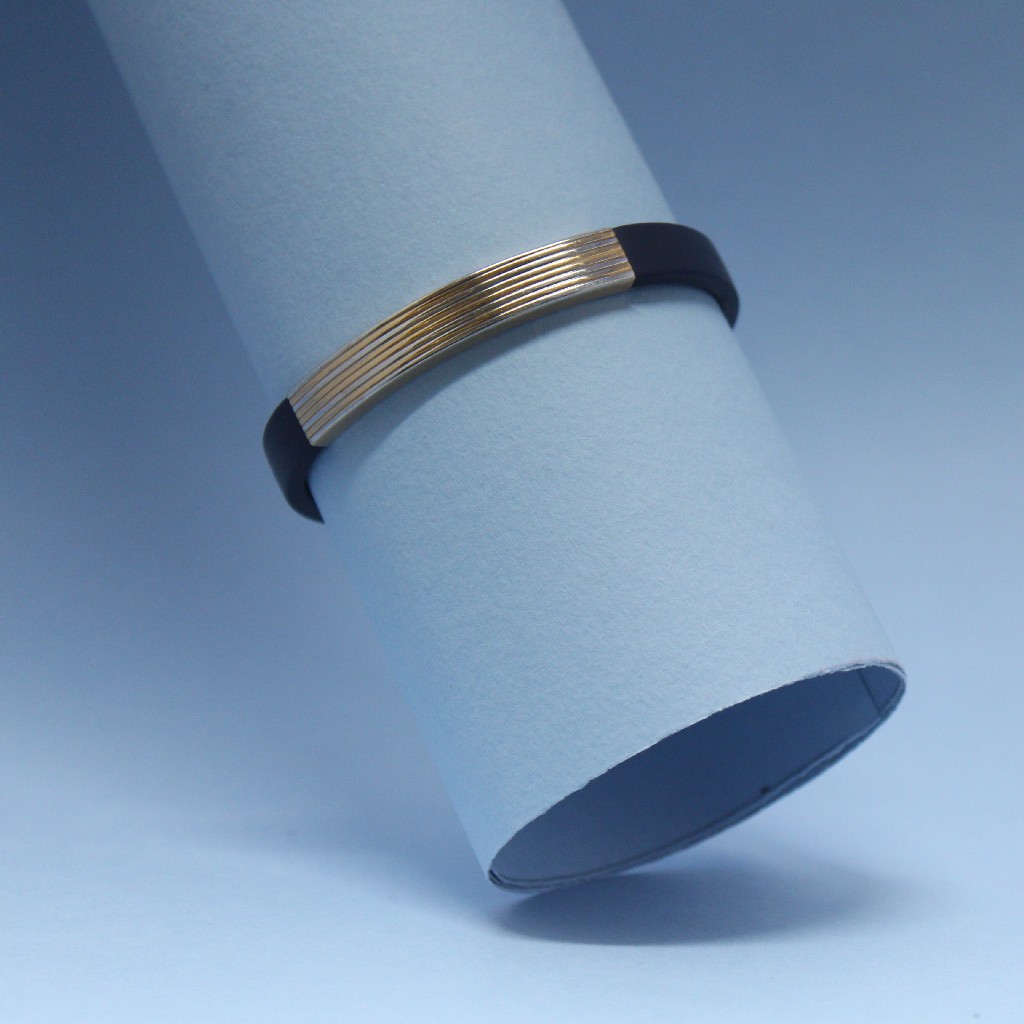 18KT Rose Gold Classic Leather Bracelet