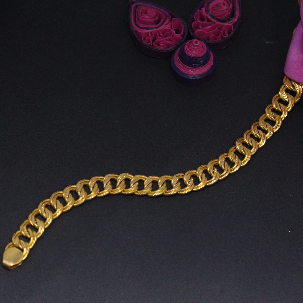 22k hallmarked classy bracelet for men